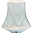 thumbnail image 2 of Castaway Living 13 ft. Double Green Polyester Rope Hammock w/ Extension Chains , Tree Hooks &, 2 of 6