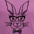 thumbnail image 3 of CafePress - Cute Hipster Easter Bunny T Shirt - Women's V-Neck Dark T-Shirt, 3 of 4