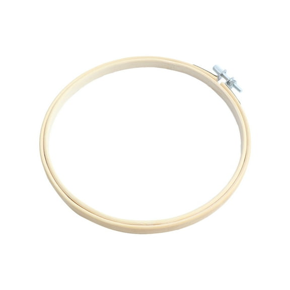 WHAMVOX DIY Embroidery Hoop Light Yellow PP Material for Embroidery Use 15cm Size