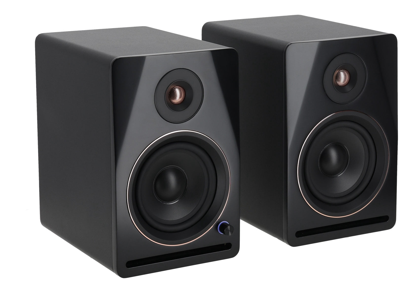 Rockville APM5B V2 5.25" Active Powered Studio Monitor Speakers with USB and Bluetooth Black