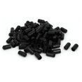 thumbnail image 1 of Tapa de extremo de manguera de goma de 9.5 mm de diámetro interior, protector de rosca, color negro, 100 piezas, 1 of 3