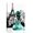 Teal, variant on ZHONGYUTONG Eiffel Tower Wall Art Paris Canvas Prints Girls Room Wall Decor Black and White Painting Women Pictures for Bedroom Girly Apartment Dorm Decor Framed (12.00" x 18.00")