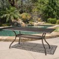 thumbnail image 2 of Montreux Outdoor Cast Aluminum Rectangle&nbsp;Table, Hammered Bronze, 2 of 8