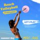 thumbnail image 3 of Pelota de voleibol Adekale para exteriores, color rosa suave, tamaño oficial, 3 of 6