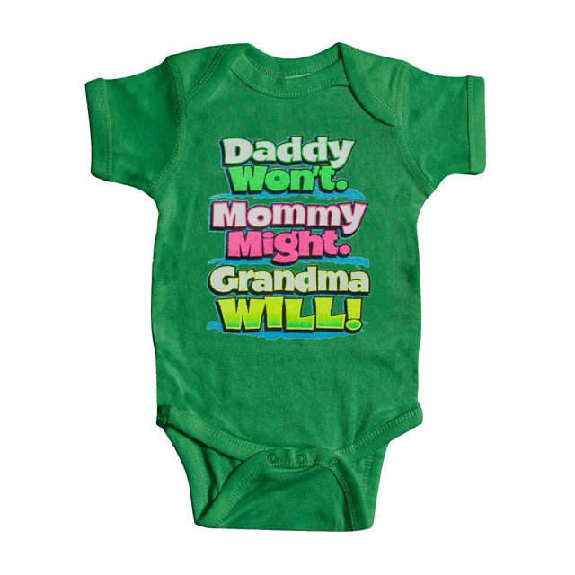 Body "Grand-Mère Will" - Vert - 12 Mois