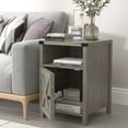 thumbnail image 2 of Catrimown Farmhouse End Table for Living Room Set of 2, Side Table Nightstand for Living Room Bedroom, Gray, 2 of 7