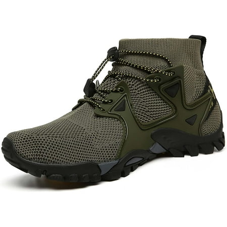

Men s Women s Walking Shoes Breathable and Comfortable Outdoor Shoes Hiking Shoes Non-Sslip Wear-Resistant Hiking Off-Road Slip-On Socks Shoes