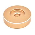 thumbnail image 1 of 45 Rpm Adapter - Aluminum -7 Inch Vinyl Record Dome 45 Adapter Golden, 1 of 4