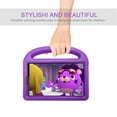 thumbnail image 6 of Allytech Case for Lenovo Tab M8 8-inch TB-8705F/ TB-8505F, Lightweight Soft EVA Rubber Kids Friendly Shockproof Full Protection Drop Proof Kickstand Handle Stand Case Cover, Purple, 6 of 8