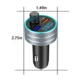 thumbnail image 3 of Binmer Multi-Functional Car Charger,FM Transmitter,Radio Adapter, Bluetooth 5.0 Music Player, With Hands- Call, USB Interface And Type-C Interface, 3 of 7