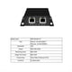 thumbnail image 4 of Extensor POE IEEE 802.3af/At, 1 Entrada, 2 Salidas, 2 Puertos, Extensor e Inyector POE, VLAN 10/100/1000 Mbps, Máx. 250 M, 30 W, 4 of 5