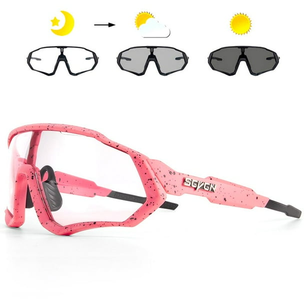 SCVCN-gafas de sol fotocromáticas para hombre y mujer, lentes deportivas para senderismo al aire libre, ciclismo de montaña o carretera, UV400 qiuyongming unisex