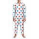 thumbnail image 2 of Balery Red Blue Polka Dots Pijama para Hombre de Dos Piezas con Manga Larga, Conjunto de Dormir y Descanso Suave con Bolsillos-Medium, 2 of 6
