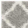 thumbnail image 3 of Parma Lyssa Geometric Shag Area Rug by Chateau Lyon, Grey/Cream, 4' x 6', 3 of 4