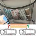 thumbnail image 2 of Car Storage Net Interior Hanging Storage Bag Car Organizer with Drawstring, Car Holder, 2 of 5