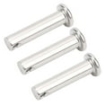 thumbnail image 2 of 50Pcs Ronde Chape Broches Tête Plate 304 en Acier Inoxydable Localiser des Pièces Mobiles Linéaires M6x25mm, 2 of 11