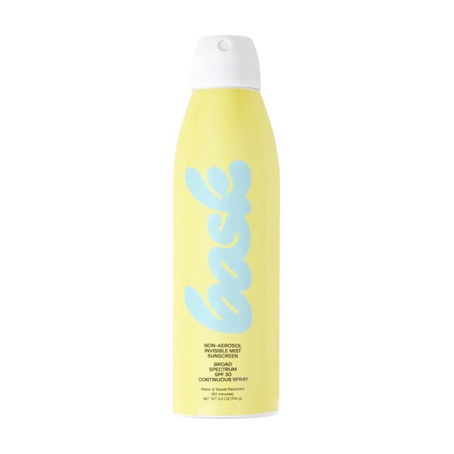 Spray de protección solar Bask Suncare SPF 30 de amplio espectro, 165 ml