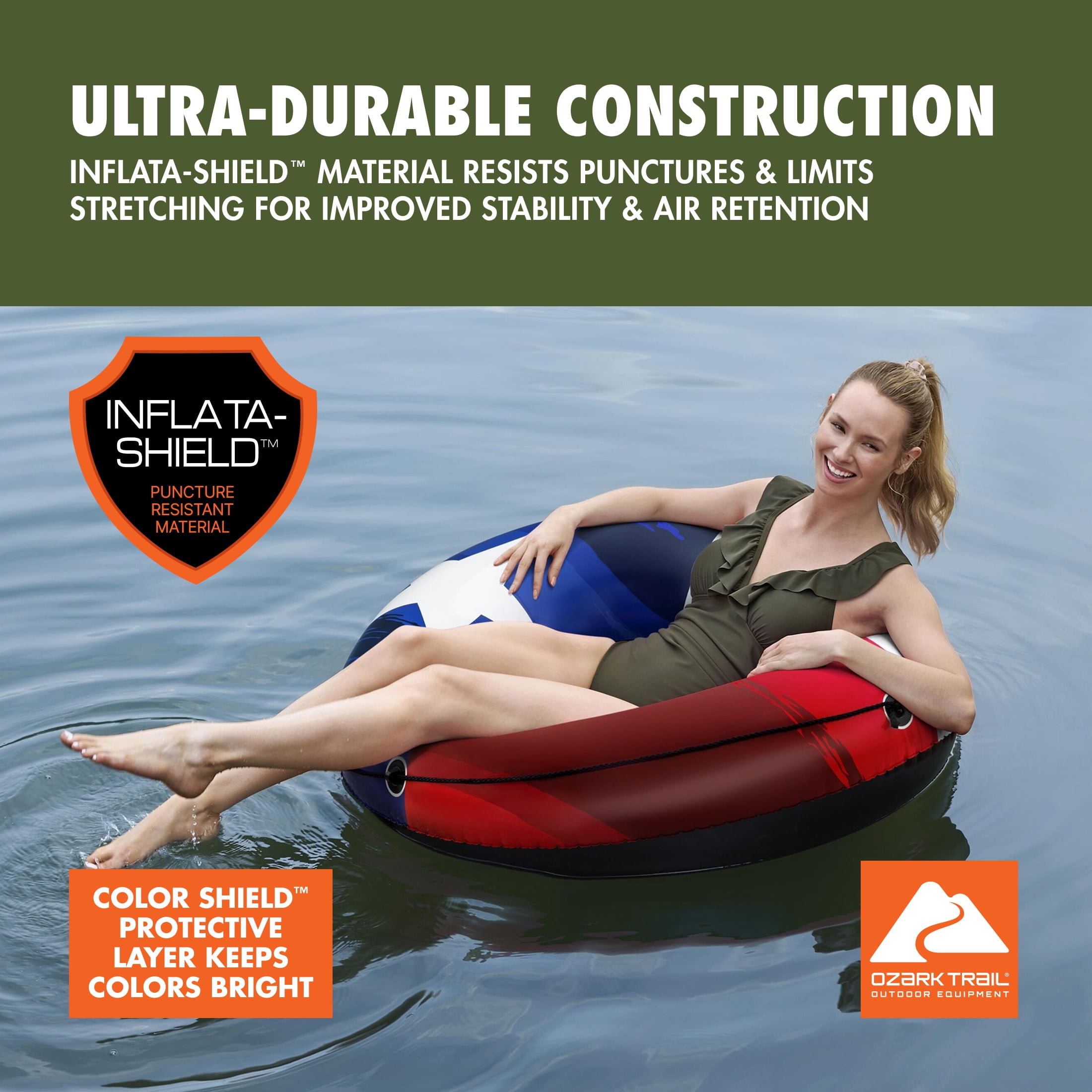 (2 pack) Ozark Trail Texas 39" River Tube