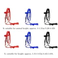 thumbnail image 4 of Naiovety Animal Brida Cabeza Gruesa Headstall Arnés Ajustable Cabeza Collar Snaffle Equipo Accesorios Regalos Rojo S Cuidado ecuestre y deportes Negro S Naiovety OD023377-05, 4 of 6