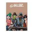 thumbnail image 2 of Gorillaz Sing Flannel Blanket Cozy Ultra-Soft Micro Throw Blanket For Bed Sofa Couch Car Office Camping Travel All Season Fleece Blanket 40"x30", 2 of 8