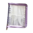 thumbnail image 5 of fenteer Jewelry Storage Book Gift Portable Dustproof Transparent Jewelry Storage Bag black, 5 of 8