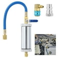 thumbnail image 1 of R134A Compressor Oil Injector Kit, 2oz AC Oil Injector Tool with 1/4 SAE Low Pressure Quick Coupler, Oil & Dye Injector Refrigerant Tool for R134A R12 R22 Refrigerant Systems, 1 of 7