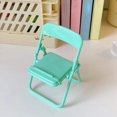 thumbnail image 2 of Cell Phone Stand Plastic: Chair Foldable Mobile Phone Holder Phone Desktop Stand, 2 of 3