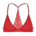 thumbnail image 1 of Mens Sissy Lingerie Bra Exotic Tanks See Through Sheer Lace Y-shape Back Wire-free Unlined Triangle Bralette Bra TopC Gong Bohan LED, 1 of 2