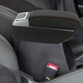 thumbnail image 6 of FOMIYES Auto Car Arm Rest Organizer with Adjustable Width and Stain Resistant Black Pad, 6 of 8