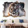 thumbnail image 1 of Adhesivo de pared 3D con cabeza de tigre, PVC, autoadhesivo, 50 x 70 cm, 1 of 2
