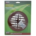 thumbnail image 2 of Valterra Heating/Cooling Register A10-3352VP Heating/Cooling Register; For 4 Inch Vent Hole; Round Register With Damper/Louvers; Brown; 5-3/8 Inch Diameter; With Installation Tape and Hardware, 2 of 5