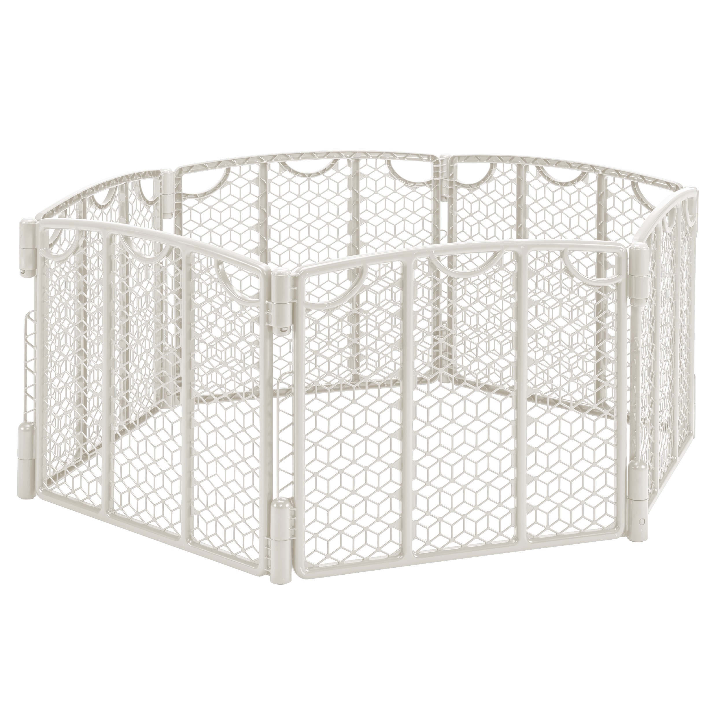 Evenflo Versatile Baby Indoor/Outdoor Gate Cream Kids Safety Playpen Barrier NEW eBay