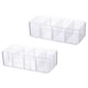 thumbnail image 3 of Caja organizadora para calcetines, 2 unidades, transparente, 3 of 5