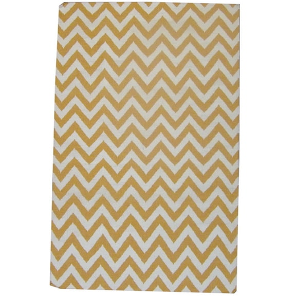 Wahi Rugs Hand Knotted Coastal Flat-Weave Indoor Outdoor Beach 5'0"x8'0" -W810