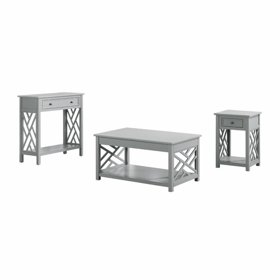 Coventry 36" Coffee Table, End Table and Console/TV Table, Set of 3