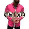 thumbnail image 1 of Camisa de Blusa de Manga Larga Con Estampado de Moda de Primavera Y Otoño Para Hombre Odeerbi ODB-6, 1 of 3