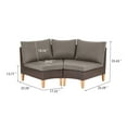 thumbnail image 6 of POCASSY 72.4" Wide Outdoor Wicker Curved Patio Sectional with Cushions, 6 of 6