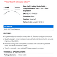 thumbnail image 2 of Rear Left Parking Brake Cable - Compatible with 2003 - 2017 Ford Expedition 2004 2005 2006 2007 2008 2009 2010 2011 2012 2013 2014 2015 2016, 2 of 2