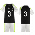 thumbnail image 5 of Disfraz de Cosplay de la Academia Fukurodani, uniforme de voleibol, camiseta, ropa deportiva, conjuntos de camisa y pantalones cortos unisex, traje de uniforme para fiesta de Halloween, 5 of 5