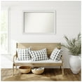 thumbnail image 4 of Amanti Art Custom Framed Wall and Bathroom Mirror (30 x 42 in.), Flair Soft White Frame, 4 of 7