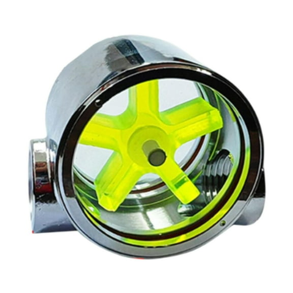 Zxpjkyu Water Flow Indicator Liquid Cool Sturdy G1/4inch Thread Multipurpose Flow Meter