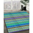 thumbnail image 3 of Ahgly Company Tapis Rond Lavable en Machine Intérieur Transitionnel Très Violet, 3 Pieds Rond, 3 of 7