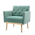 thumbnail image 2 of Accent Chair, Leisure Single Sofa with Rose Golden Feet, 2 of 7