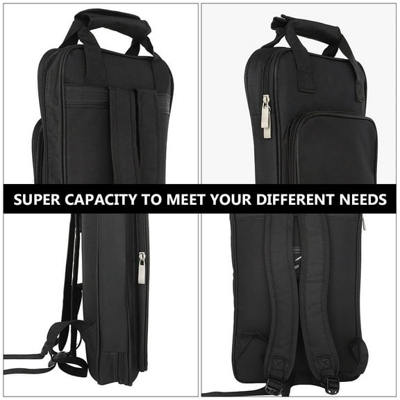 Stri Drum Stick Bag Backpack Professional Oxford Cloth Drumstick Storage Bag