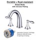 thumbnail image 5 of Aquaterior Rectangle Ceramic Sink Bathroom Countertop Basin with Faucet Drain, 5 of 11