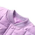 thumbnail image 7 of Boys Girls Puffer Down Jacket for Kids,6-14Y Teen Warm Down Outwear Button Solid Color Light Short Casual Down Outwear, 7 of 7