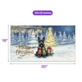 thumbnail image 5 of Merry Christmas Scottish Terrier Snowy Winter with Gifts Tree Decorations Doormat Scottie Dog Lover Gifts Indoor Outdoor Welcome Mat - 12020, 5 of 5
