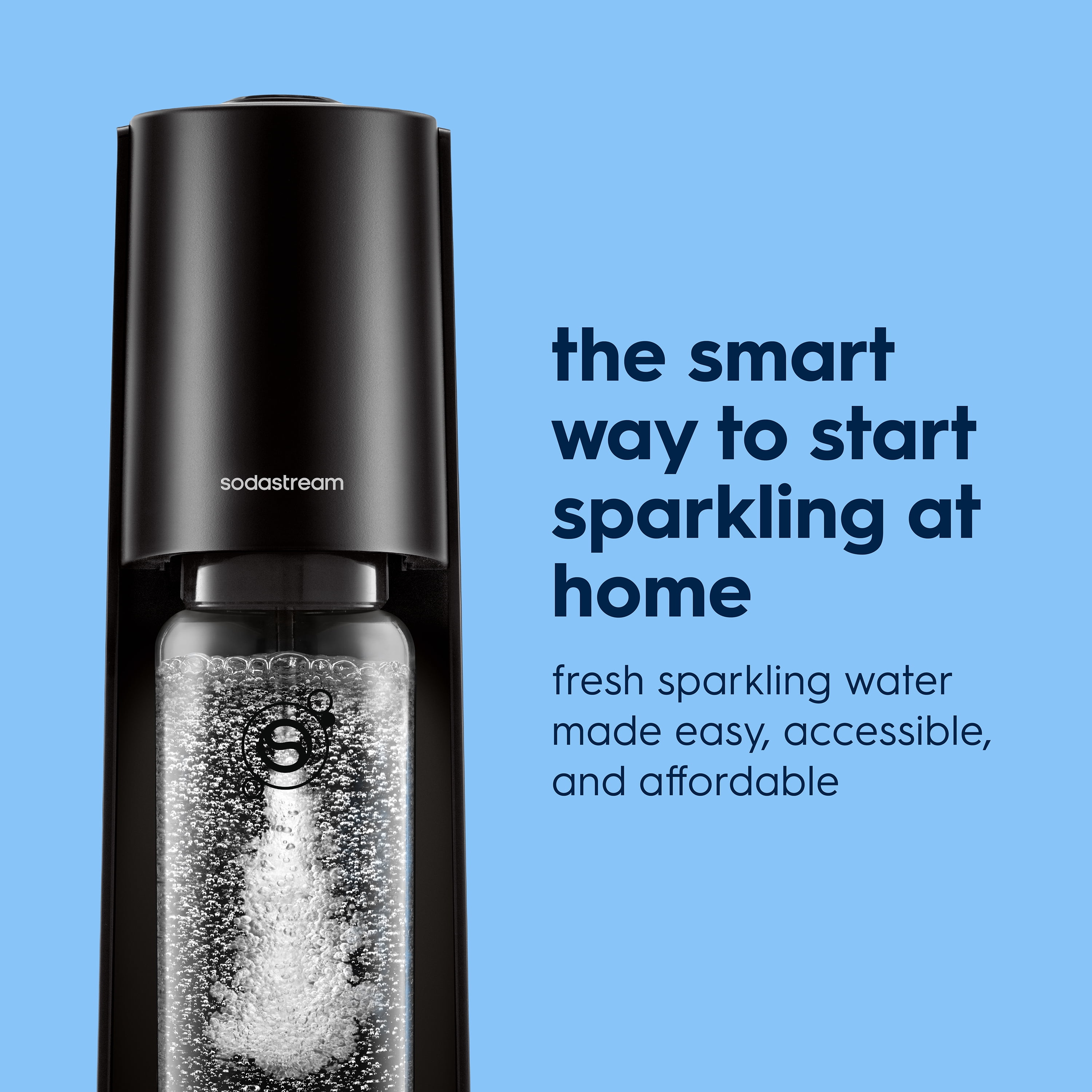 sodastream Classic Sparkling Water Maker Kit, Black