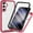 Pink, variant on JiaheCover Case for Samsung Galaxy S24 FE,Full Body Protective Shockproof Rubber Case Built-in Screen Protector Hard Clear PC Back Cover for Samsung Galaxy S24 FE,Black