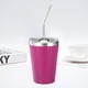thumbnail image 4 of Vasos de acero inoxidable para niños con tapas a prueba de derrames, pajitas y fundas de silicona, 12 oz, sin BPA, aislados, para bebidas frías y calientes, 4 of 5